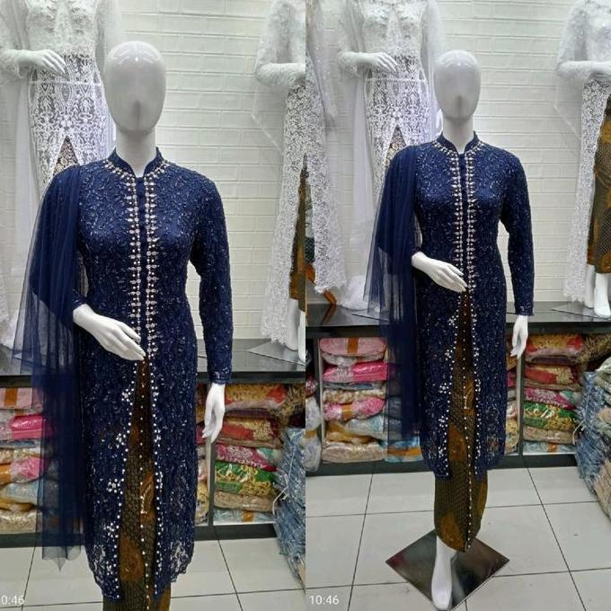 Promo / Kebaya Ashanty Ibu Hajat Full Payet/ Kebaya Ibu Besan Mewah + Rok