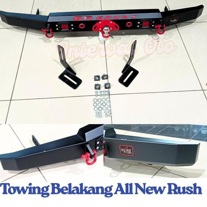 Towing Belakang Mobil Rush 2018-2023 Tanduk Pengaman Bumper Gr Sport Custom Emboss Forsale