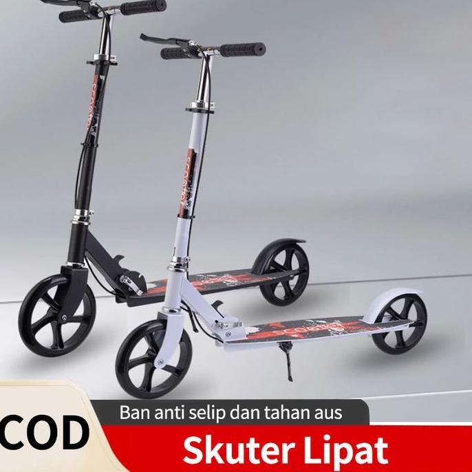 TERLARIS SCOOTER DEWASA SKUTER - SKUTER DEWASA - TERDAPAT REM TANGAN DAN CAKRAM