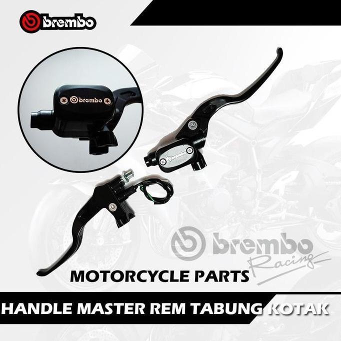 MASTER REM BREMBO KOTAK MODEL MRCB VARIASI 1SET KANAN KIRI FULL CNC UNIVERSAL SEMUA MOTOR Motorcycle