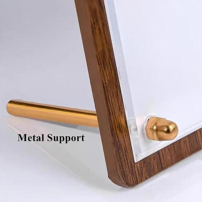 Menu Holder Kayu A4 Stand Menu Display Standing Menu Display Menu Tempat Menu Berdiri Untuk Cafe Rum