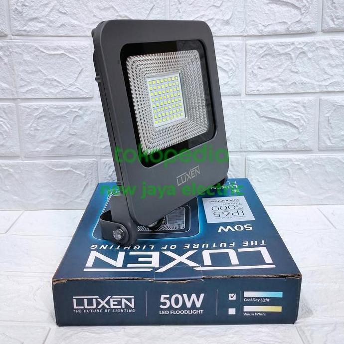 Ready Lampu Sorot LED 50watt LUXEN ip65 Flood Light / Lampu Tembak Led 50wat