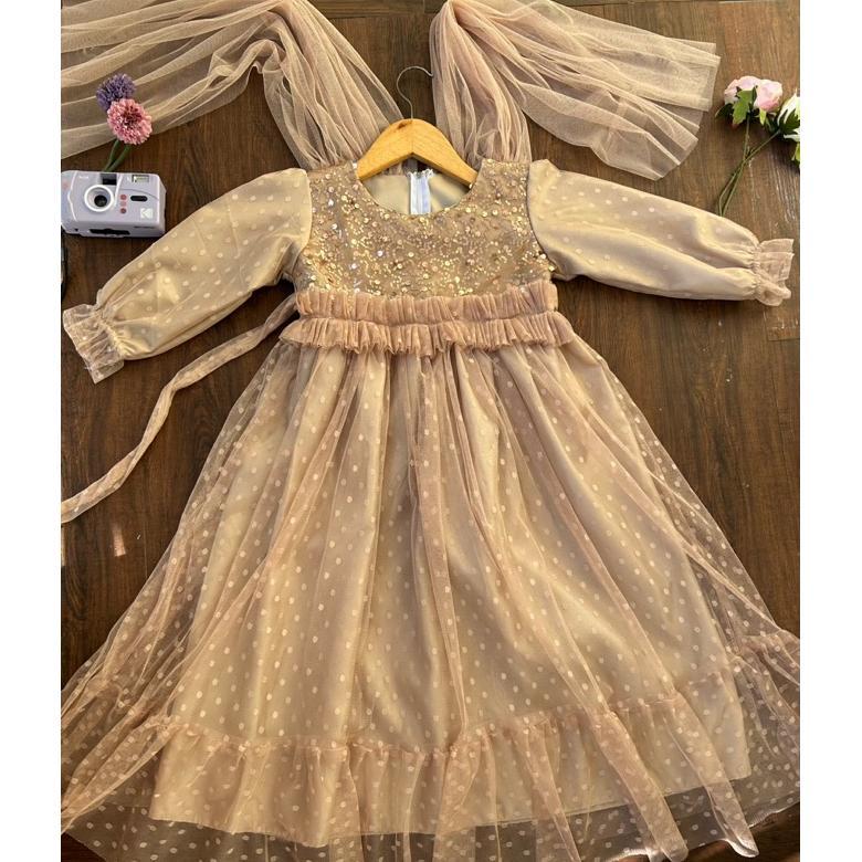 Terlaris Baju Pesta Muslim Anak / Baju Muslim Anak Perempuan / Gaun Pesta Muslim Anak / Muslim Gamis