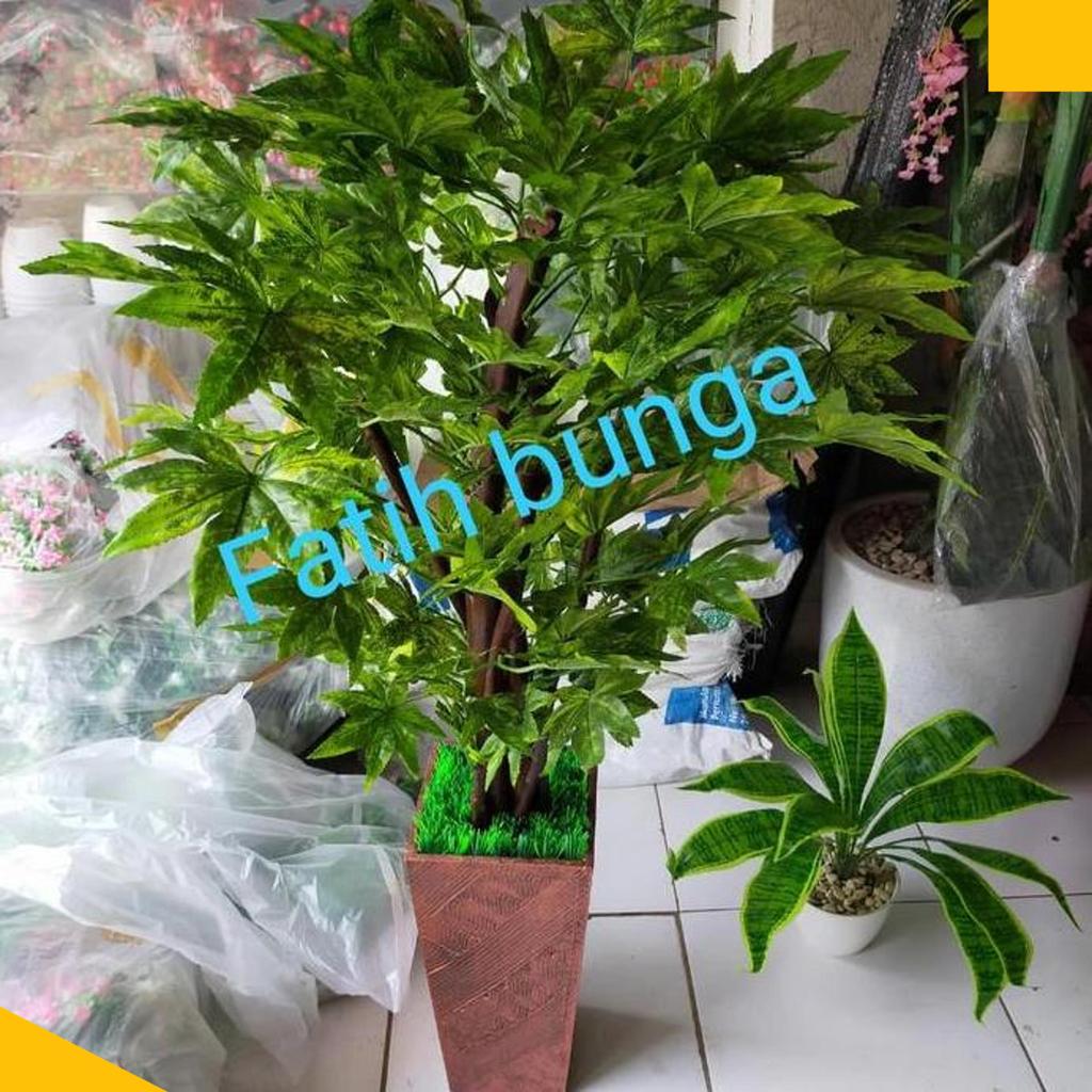 Pohon Maple Jari/Maple Ijo/Pohon 120Cm/Pohon Bunga Plastik/Artificial
