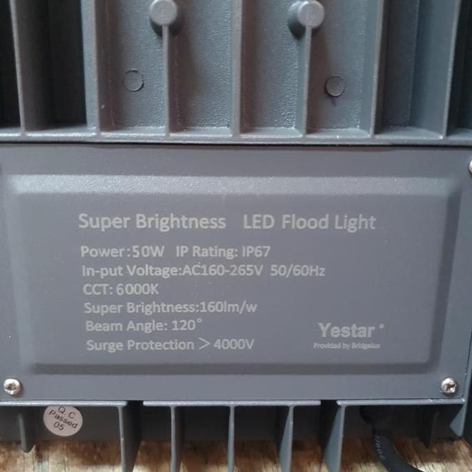 Ready LAMPU SOROT / LED FLOOD 50 WATT OUTDOOR IP 67