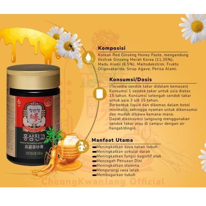 Erbe- Jungkwanjang Korean Red Ginseng Mild Paste 250Gr