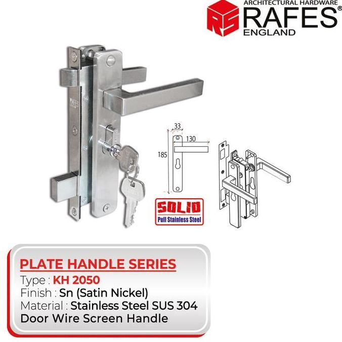 Kunci Pintu Kawat Nyamuk Stainless Steel SUS 304 RAFES (KH 2050)