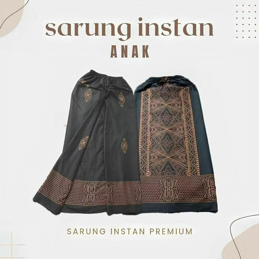 Fast Delivery Sarung Instan Anak Anak/Sarwon Umur 1 Tahun Sampi 10 Tahun