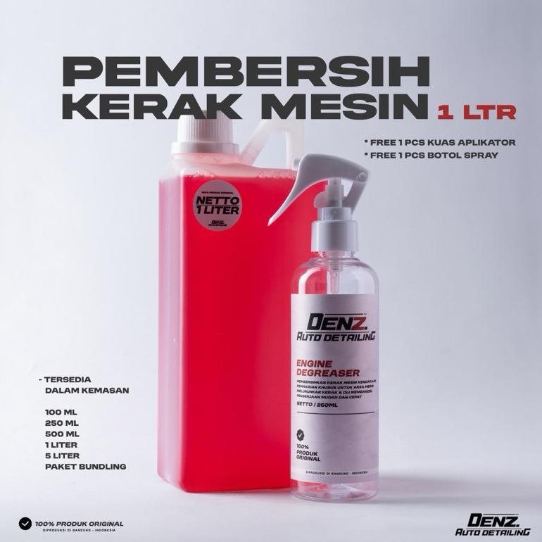 Engine Degreaser 1 Liter Denz Auto Detailing - Pembersih Kerak Mesin