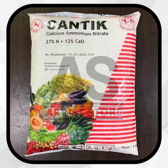 Pupuk CANTIK Calcium Ammonium Nitrat 1 Kg