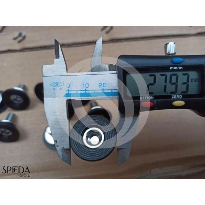 Shimano Original Crank Bolt Taper Spindle Baut Crank BB Kotak