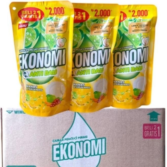 Sabun Cairan Pencuci Piring Ekonomi 1 Dus Isi 36 Pcs