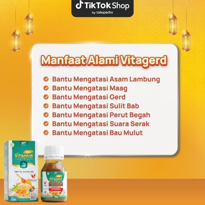 Erbe- Madu Vitagerd Asli- Membantu Mengatasi Asam Lambung, Mual, Muntah Dan Gerd Anxiety (Cemas Berl