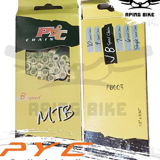 Rantai Sepeda 8 Speed PYC P8003 Rante Chain PYC P8003