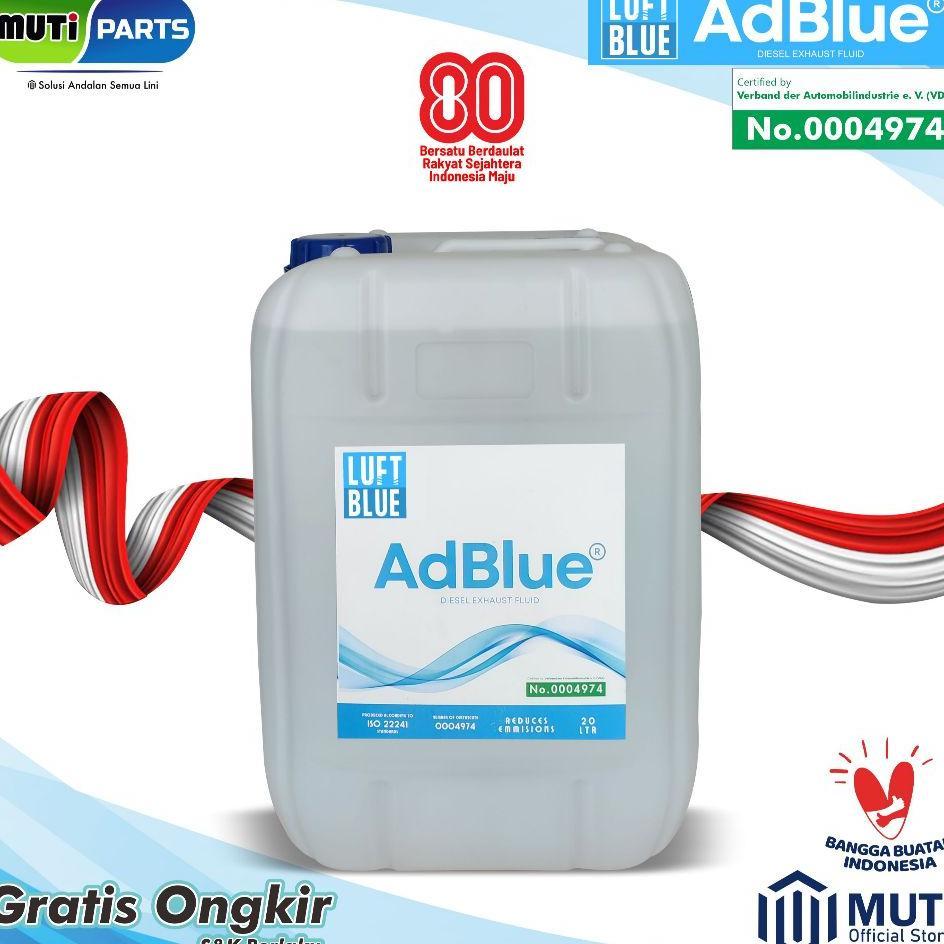 Adblue 20 Liter Cairan Diesel Exhaust Fluid Luft Blue Def