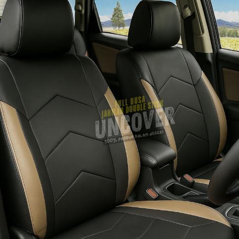 NEW SARUNG JOK MOBIL AVANZA 2011-2012 XENIA 2011-2012 BAHAN KULIT SYNTETIC ANTI AIR FULL SET 3 BARIS