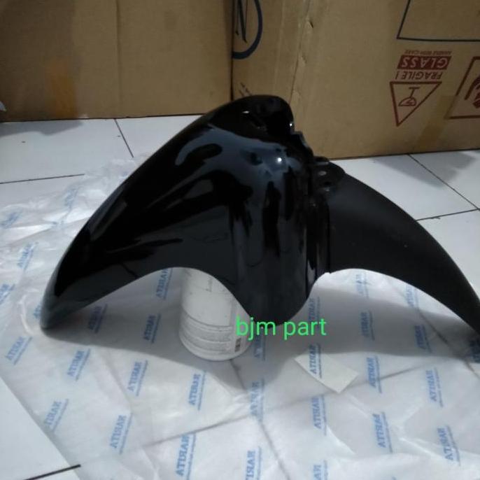 spakbor depan Supra x 125 lama 2006 hitam