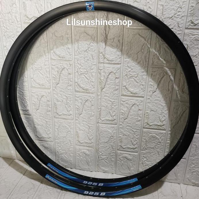 Rims Velg 26 ARAYA 925B Lubang 32 RIM Alloy Double Wall Valve AV Sepeda MTB FEDERAL Jumlah SEPASANG
