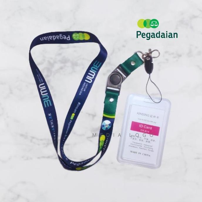 Lanyard Pegadaian Printing id Card