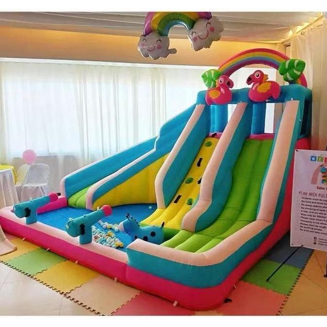 TERLARIS RUMAH ISTANA BALON INFLATABLE TOYS PEROSOTAN ANAK PLAYGROUND KIDS MAINAN ISTANA BALON ANAK 