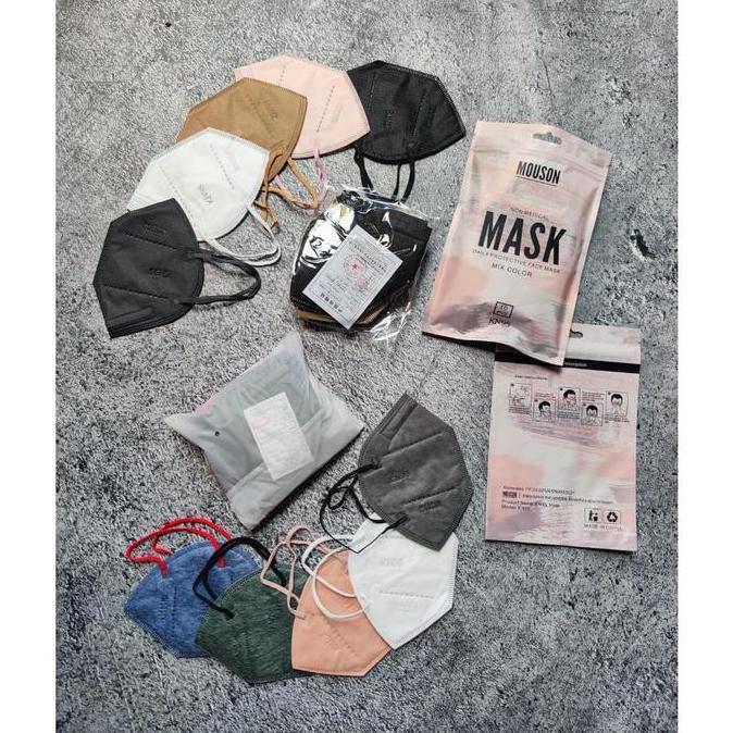 Masker Mouson Embos Kn95 Mix 5 Warna