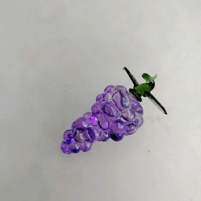 *****] hiasan buah anggur kristal fengshui