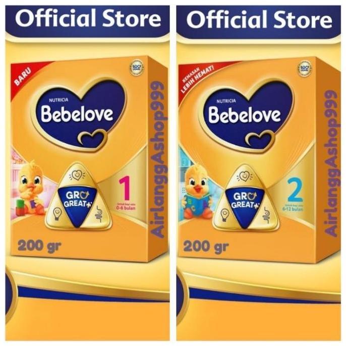 Gyunyu- Bebelove 1 Dan 2 0 6 Sampai 12 Bulan Susu Formula Bebelac Sufor Pertumbuhan Bayi