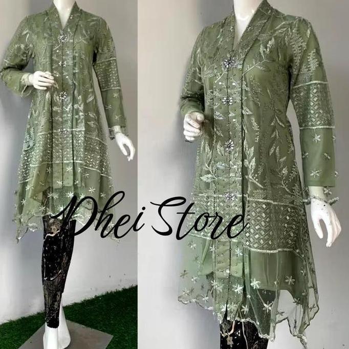 Promo / Dress Kebaya Kartini  / Kebaya Modern Elegan  / Kebaya Wisuda Kondagan Tille