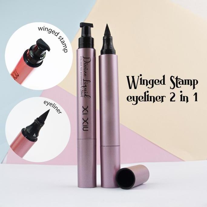 Hijume- Xi Xiu Divine Eyeliner Pen Stamp - Eyeliner Stamp Waterproof  Xi Xiu