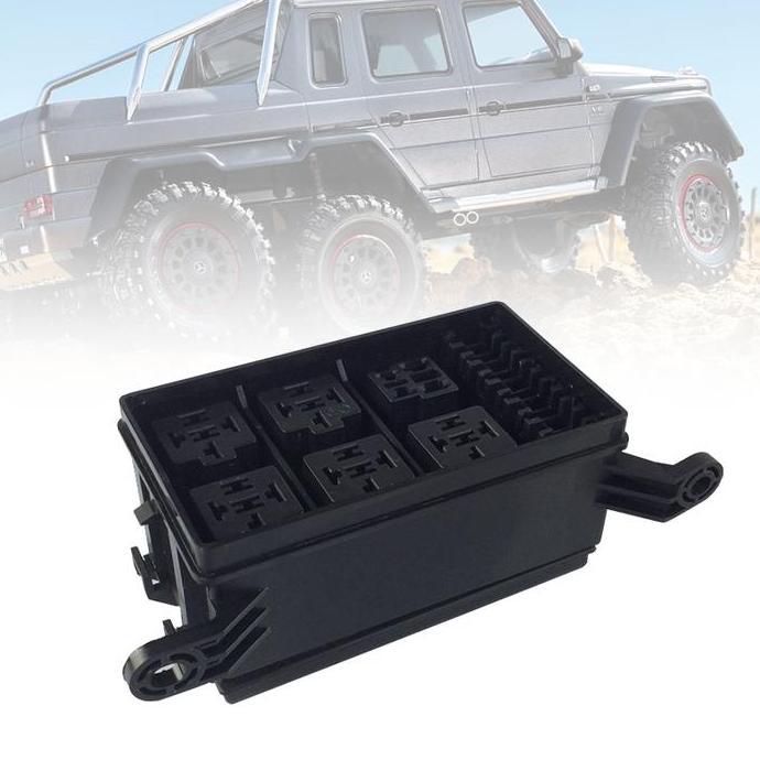 Mobil Relay 6 Way Fuse Holder Box Dc 12V 6 Slot Blade Fuse Holder Box Block Set Asli