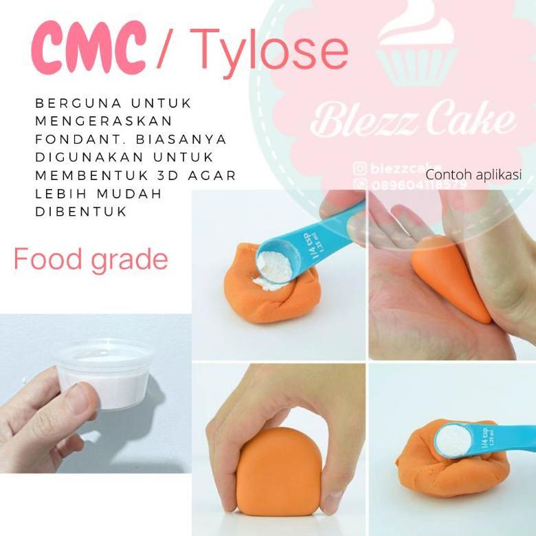 Ready Stock CMC/ Tylose powder food grade bubuk pengeras fondant