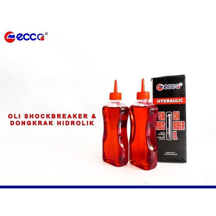 TERLARIS ECCO - OLI SHOCKBREAKER MOTOR & DONGKRAK HIDROLIK (200ML)