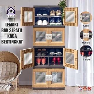 Akako Almari Rak Sepatu / Lemari Rak Sepatu Susun Akako Tempat Sendal Sepatu Plastik