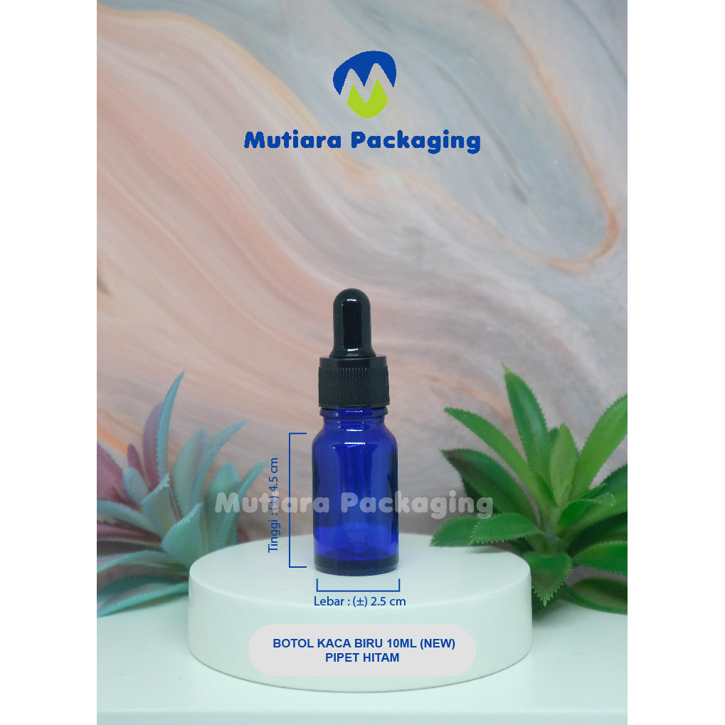 TERMURAH  BOTOL PIPET KACA BIRU 10ML / BOTOL KACA BIRU TEBAL / PIPET KACA 10ML - PIPET KACA TEBAL