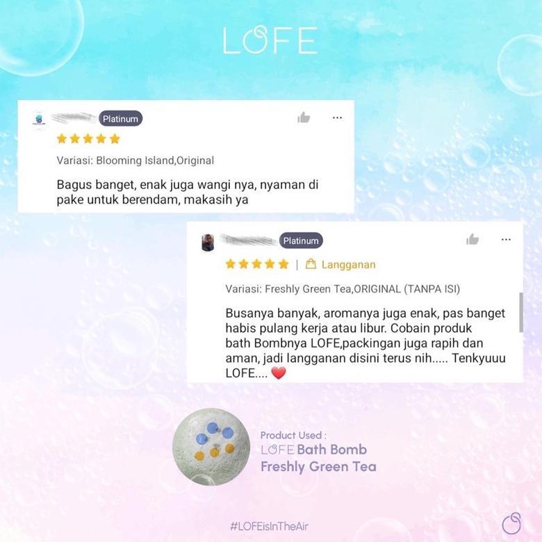 Big Promo Lofe Bath Bomb - Bath Bomb Premium I Bath Bomb Size 5 Cm I Fun Premium Aromatheraphy Bath 