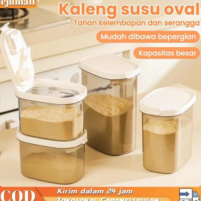 Promo Lejumall 2400=1kg Tempat susu Formula Bayi BPA Free /Food Container Mpasi/ Tempat Susu Bubuk B