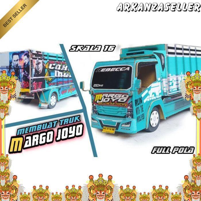 Pola Stiker Truk Oleng Ukuran Besar 2 Lembar