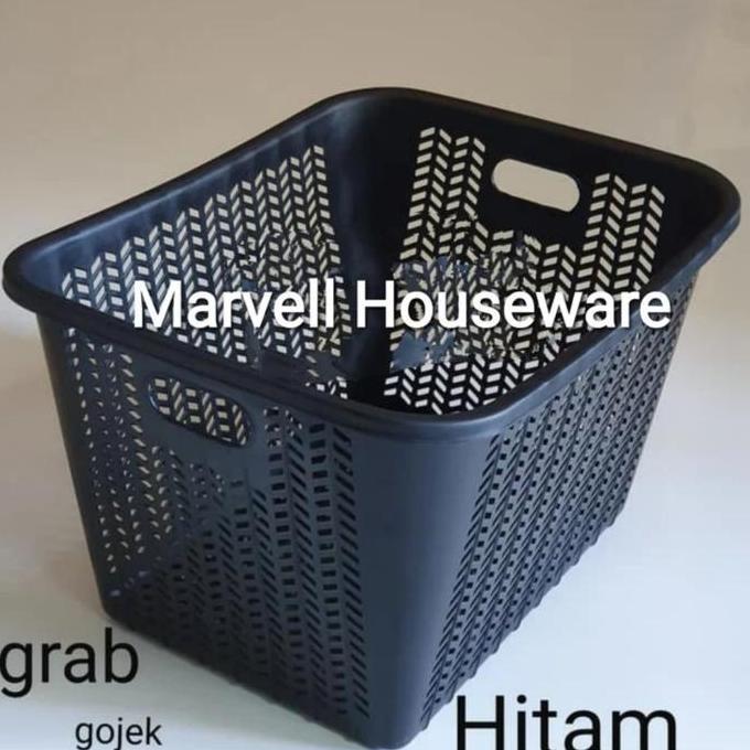TERLARIS KERANJANG BAJU/PAKAIAN/KERANJANG BESAR PLASTIK/KERANJANG LAUNDRY