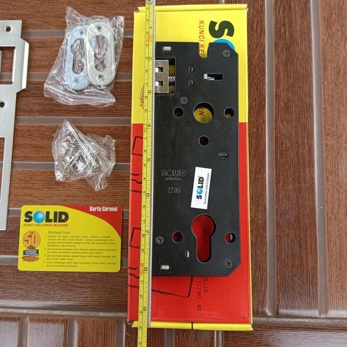 Lc 112 Lockcase Roller Stainless Solid Wl-40 Pelor Kunci Body Pintu 2
