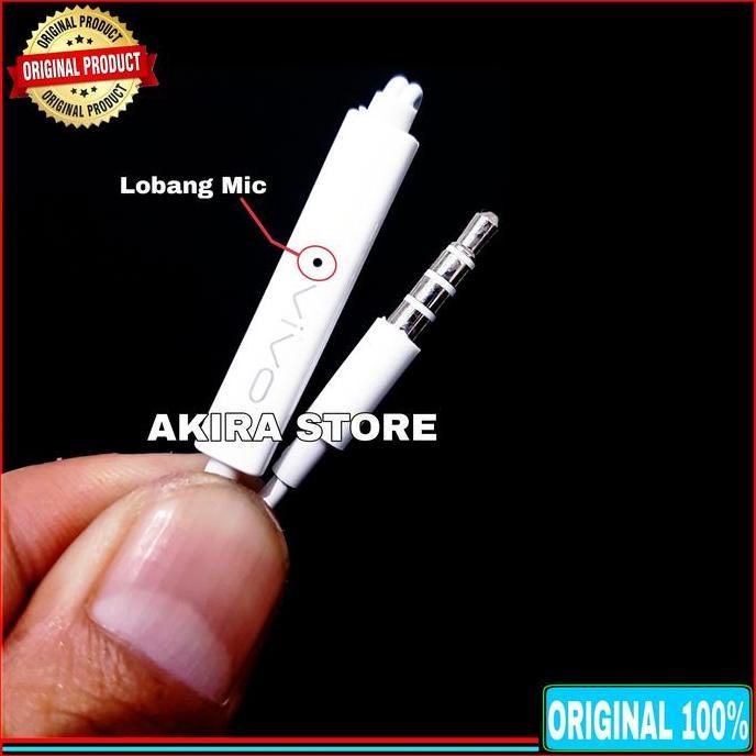 Headset Earphone Vivo V19 X30 X50 Original 100% Stereo Super Bass