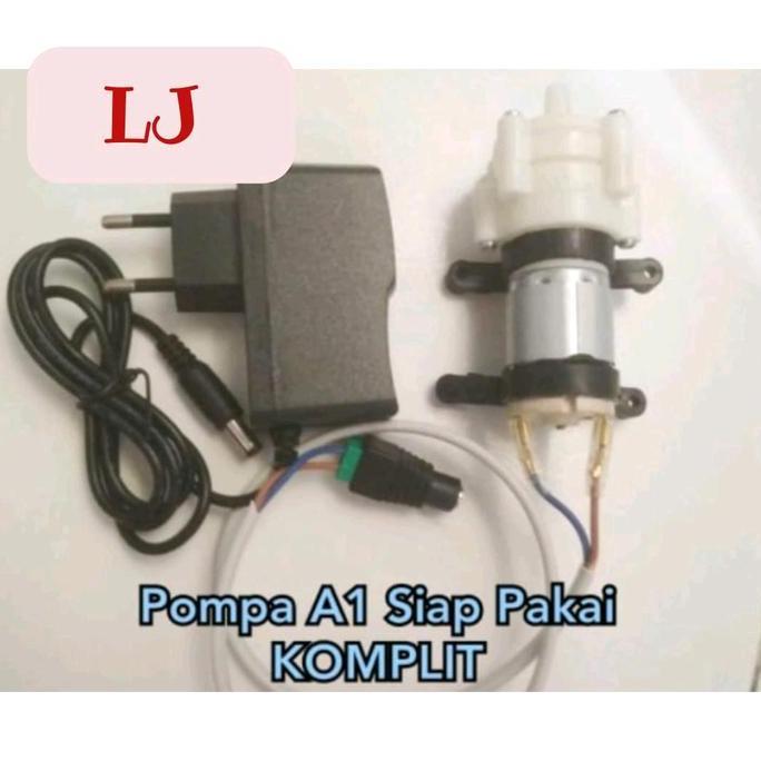 NEW POMPA AIR MINI DC 12VOLT POMPA A1 ADAPTOR ORI
