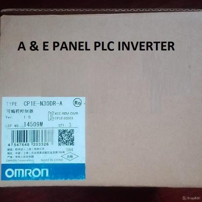 HARGA DISC - PLC Omron CP1E N30DR A CP1E-N30DR-A 30io