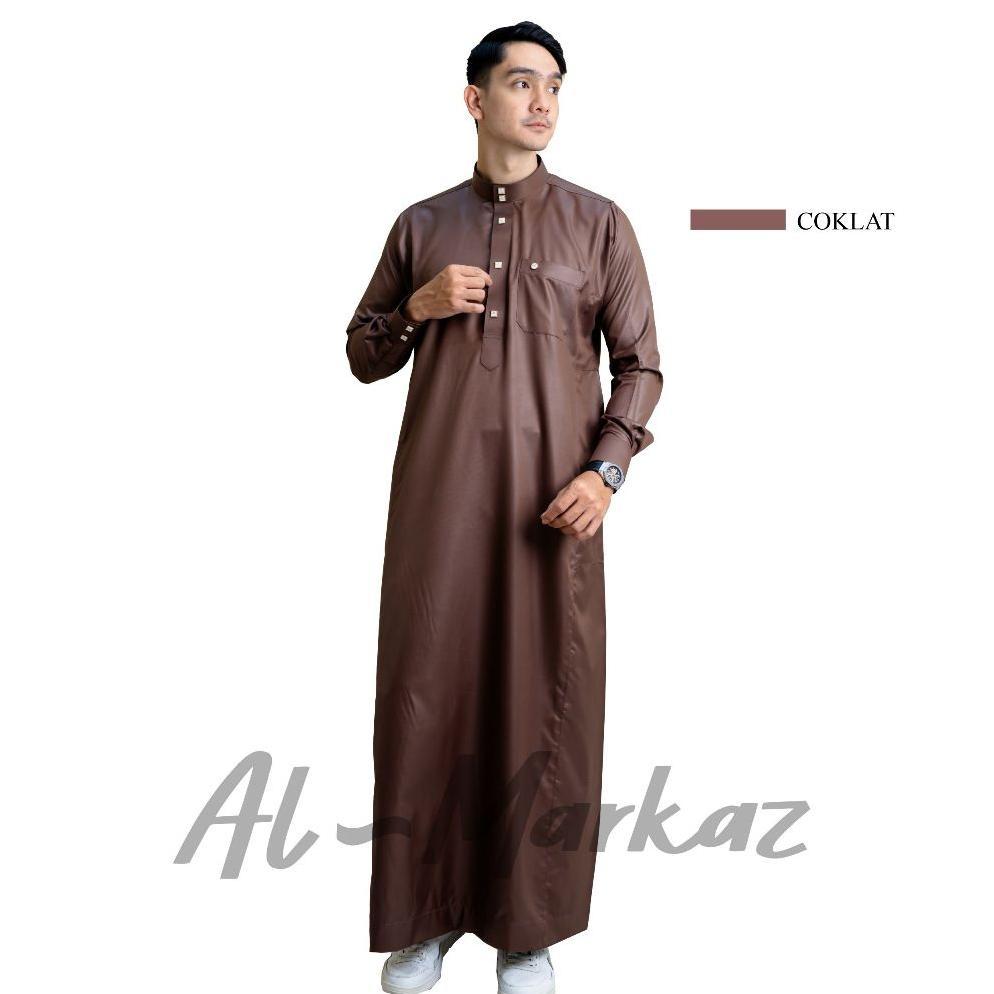 Original Al Markaz - Jubah Pria Muslim Slimfit Gulam
