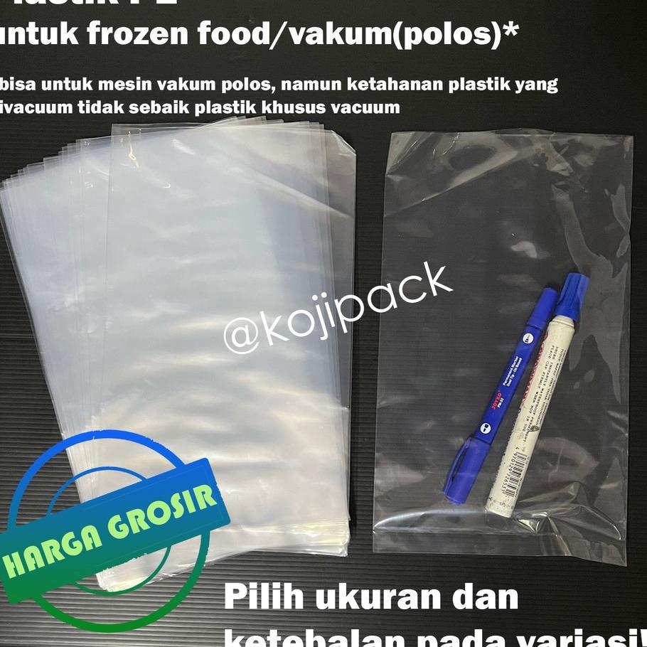 Plastik Pe Murni 12X20 12X25 15X20 18X30 20X30 23X35 15X25 25X38 28X40 30X50 40X60 60X100 Tebal 05 0