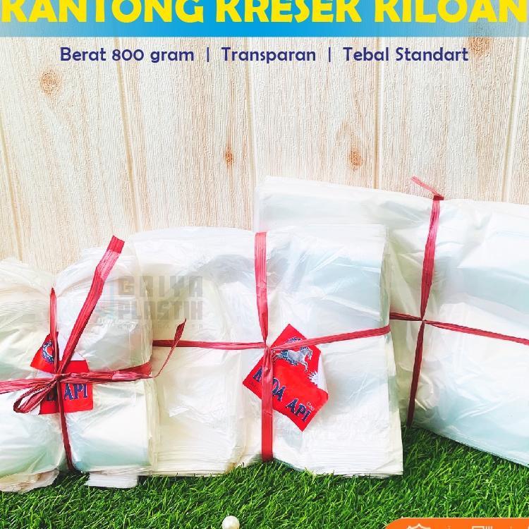 [800Gr] Kantong Kresek Kiloan Bening | Kresek Los | Kresek Transparan | Kresek Kiloan