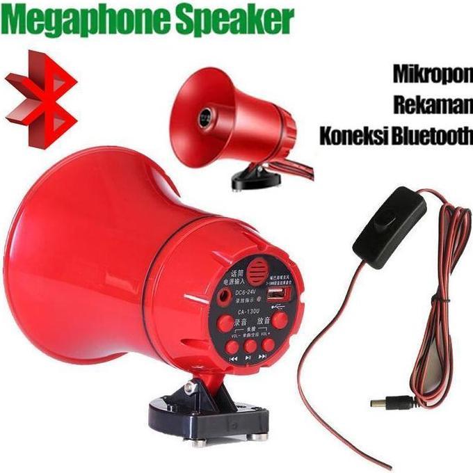 Toa Megaphone Megaphone Speaker Corong Sirine Bisa Rekam Suara Pengeras Suara Bisa Rekam Suara Merk 