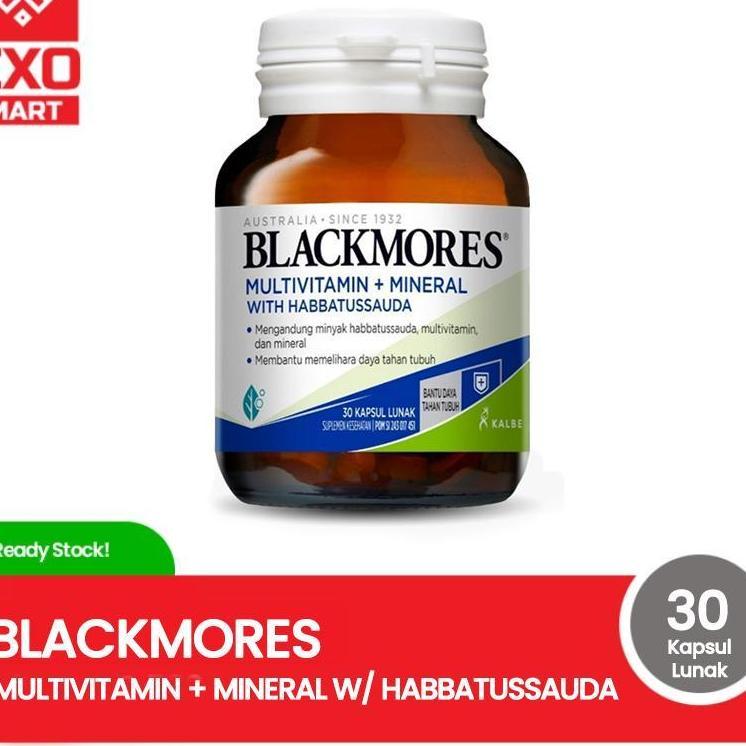 Blackmores Multivitamin Miineral + Habbatussauda 30 Kapsul Lunak