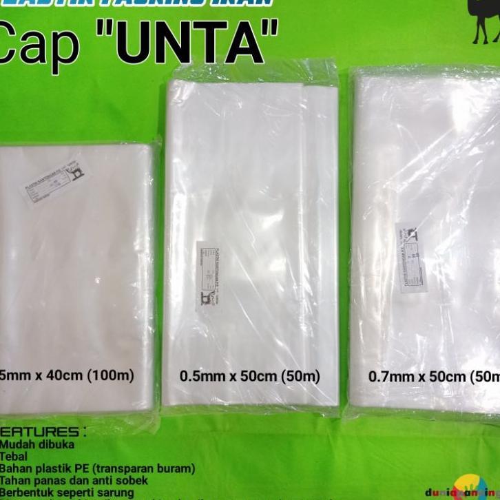 1 Roll Plastik Kantongan Pe Cap Unta Untuk Packing Ikan Packing Hasil Panen Kebun Untuk Cor Bangunan