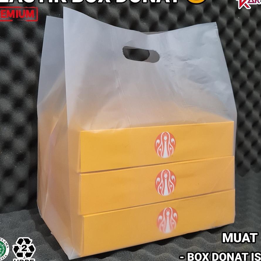 Plastik Donat Isi 6 Uk 30X45 Isi 50 Kresek Box Donut Jco / Dus Nasi Kotak Hajatan 20X20 22X22
