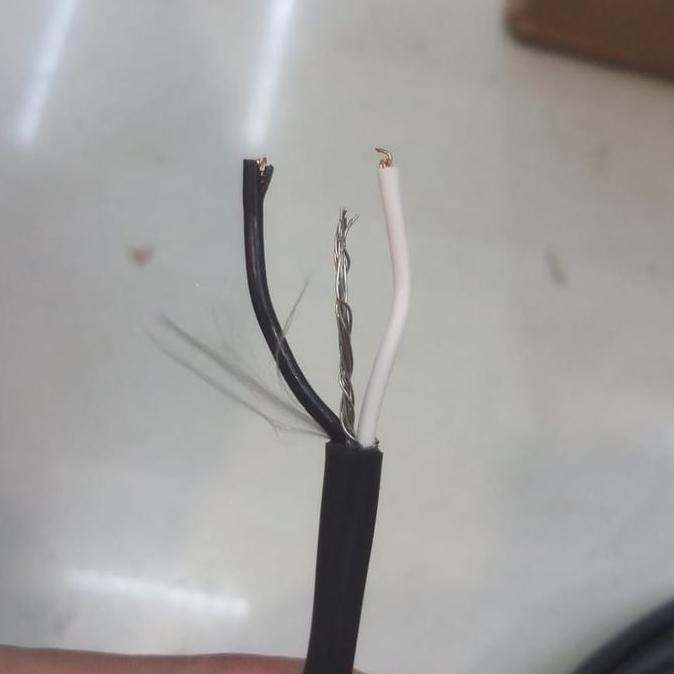 1032A Belden Kabel AWG18 1 pair black meteran / eceran